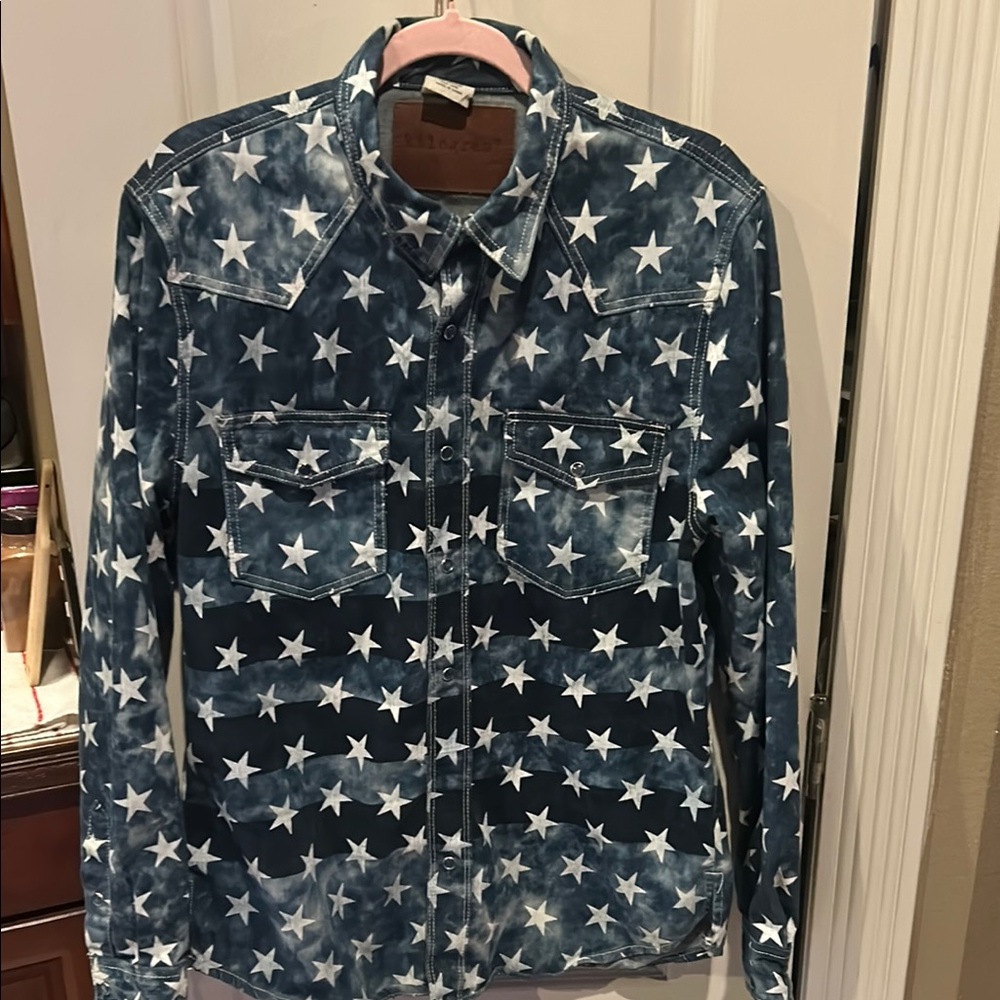 Kilogram denim patriotic shirt